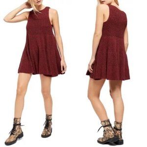 Free People Waterfall Ruffle Sweater Dress